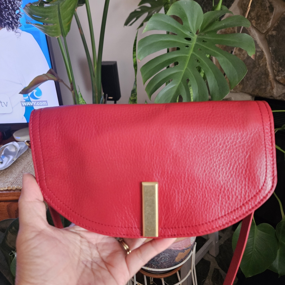 Halston Heritage Bold Red Crossbody Bag